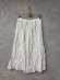 画像1: grin　ポーラーレースギャザースカート　　110；ホワイト　　サイズ；2 (1)