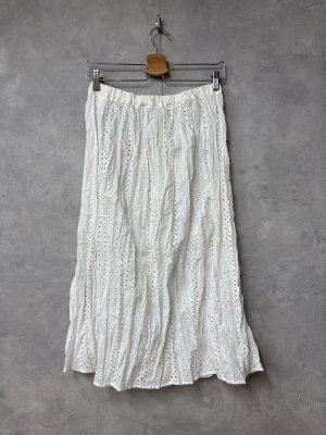 画像3: grin　ポーラーレースギャザースカート　　110；ホワイト　　サイズ；2 (3)