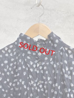 画像2: grin　floraシアーptリンクルワンピース　　494；ネイビー　　サイズ；2 (2)