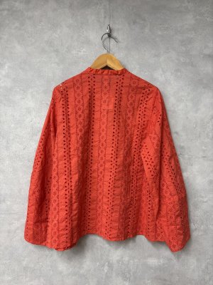 画像3: grin　ポーラーレースベーススリープシャツ　　350；レッド　　サイズ；2 (3)