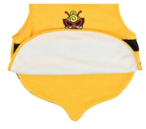 画像3: Hystericmini　LITTLE BEE エプロン　　60；イエロー (3)