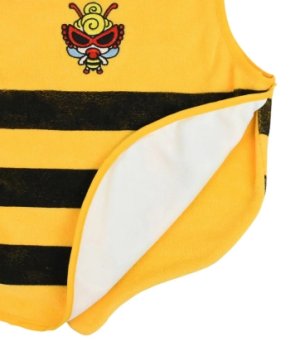 画像4: Hystericmini　LITTLE BEE エプロン　　60；イエロー (4)