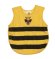 画像1: Hystericmini　LITTLE BEE エプロン　　60；イエロー (1)
