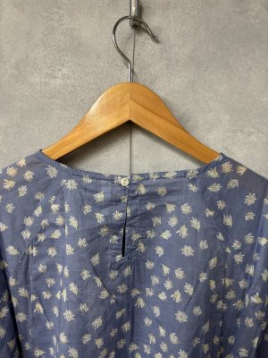 画像3: grin　floraシアーptリアングルプルオーバー　　434；薄ブルー　　サイズ；2 (3)