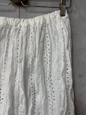 画像2: grin　ポーラーレースギャザースカート　　110；ホワイト　　サイズ；2 (2)