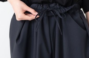 画像5: Veritecoeur 　　ユニセックスイージートロパンツ　　　NAVY BLACK (5)