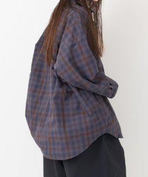 画像5: Veritecoeur 　　 ユニセックスオンブレチェックシャツ (5)