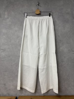 画像3: ヴァンブラン vent blanc　　コットンローンピンタックピンタック切り替えパンツ　OFFWHITE　サイズ；F　 (3)