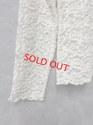 画像2: douxbleu　コットンナイロン レースプルオーバー　02；アイボリー　　サイズ；FREE (2)