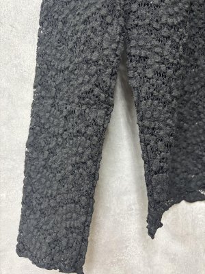 画像2: douxbleu　コットンナイロン レースプルオーバー　99；ブラック　サイズ；FREE (2)