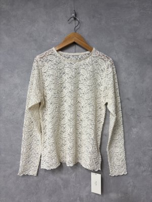 画像1: douxbleu　コットンナイロン レースプルオーバー　02；アイボリー　　サイズ；FREE (1)