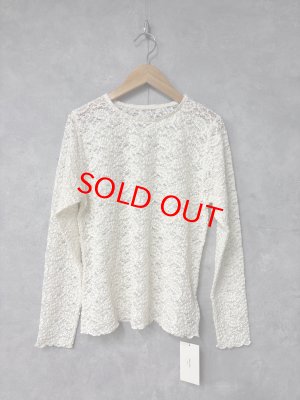 画像1: douxbleu　コットンナイロン レースプルオーバー　02；アイボリー　　サイズ；FREE (1)