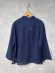 画像4: ヴァンブラン vent blanc　　コットンローンピンタックシャツブラウス　INDIGO　サイズ；F　 (4)