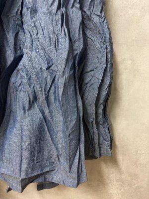 画像2: grin　Iデニムボイルスカート　　050；ブルー　　サイズ；2 (2)