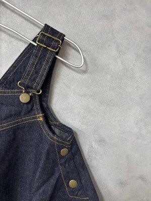 画像2: toi toi toi 　シャルリエジャンパードレス　　カラー；indigo (2)