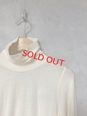 画像2: grin　シアーコットンシルクハイカラープルオーバー　　160；アイボリー　サイズ；2 (2)