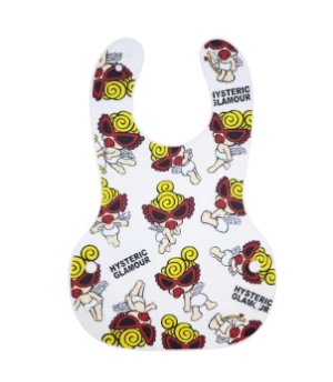 画像1: Hystericmini　ANGEL MINI EVA お食事エプロン　　　04；ホワイト系 (1)