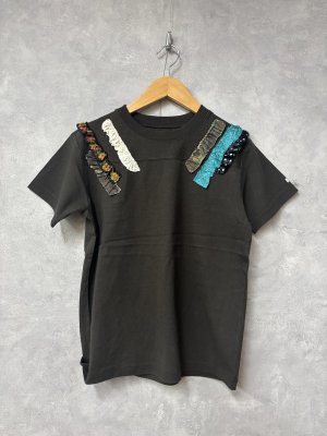 画像1: 2026春夏　GTH　　テンジク マルチ TEE　　17；チャコール (1)