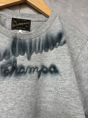 画像2: 2026春夏　GTH　　テンジク ニジミ シシュウ TEE　　3；グレー (2)