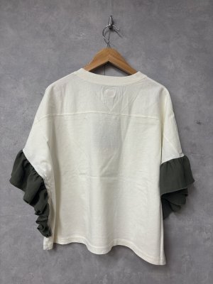 画像3: 2026春夏　GTH　　テンジク フットボール ワイド TEE　　1；白　　サイズ；F (3)