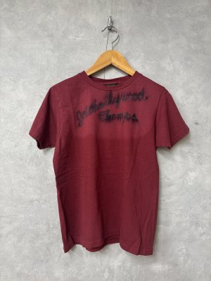 画像1: 2026春夏　GTH　　テンジク ニジミ シシュウ TEE　　13；ワイン (1)