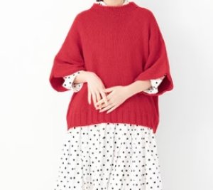 画像7: Veritecoeur　　 ドルマンプルオーバーニット　　サイズ；F (7)