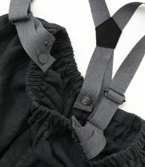 画像4: Veritecoeur　　 ガーメントダイサスペンダーパンツ　　　サイズ；F (4)