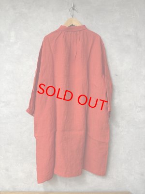 画像4: YARRA 　エアリーリネンギャザーワンピース　40；レッド　FREE (4)