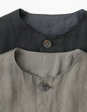 画像6: Veritecoeur　　 ガーメントダイリバーシブルベスト　　　サイズ；F (6)