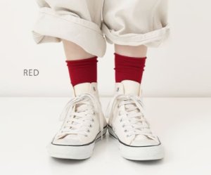 画像2: Veritecoeur　　ロールヘムソックス　　サイズ；F (2)