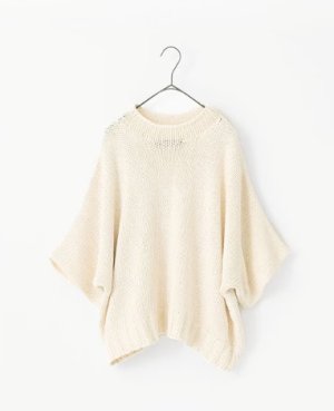 画像2: Veritecoeur　　 ドルマンプルオーバーニット　　サイズ；F (2)