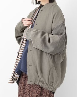 画像3: Veritecoeur　　 ガーメントダイリバーシブルジャケット　　　サイズ；F (3)