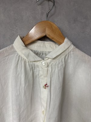 画像3: YARRA 　エアリーリネンギャザーワンピース　01;ホワイト　FREE (3)