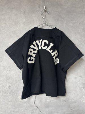 画像3: 2026春夏　 groovycolors　 ポリエステル CANAPA BASEBALL シャツ　　2；黒 (3)