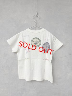 画像4: 2026春夏 　DENIMDUNGAREE　　テンジク BARKYS TEE　　1；白 (4)
