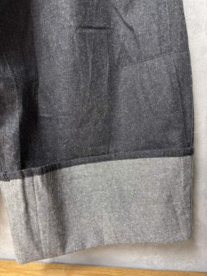 画像2: 2026春夏 フランキーグロウ　WIDE MACKIN DENIM PANTS   　(おとなサイズ)　BLACK (2)