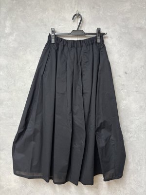 画像1: gomme 　ローンバルーンスカート　　4；黒　　サイズ；M (1)