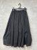 画像1: gomme 　ローンバルーンスカート　　4；黒　　サイズ；M (1)