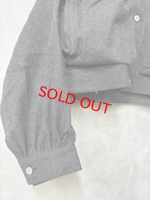 画像2: 2026春夏 フランキーグロウ　BEAR FEELS SOLID DENIM JACKET(おとなサイズ)　　BLACK (2)