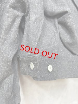 画像4: 2026春夏 フランキーグロウ　BEAR FEELS SOLID DENIM JACKET(おとなサイズ)　　BLACK (4)