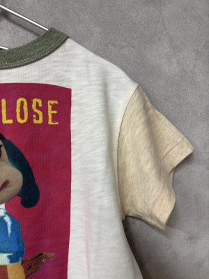 画像2: 2026春夏 　DENIMDUNGAREE　　テンジク STAY CLOSE TEE　　91；クレイジー (2)