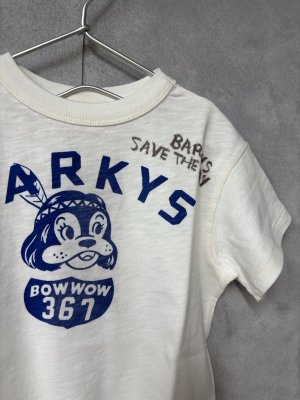 画像2: 2026春夏 　DENIMDUNGAREE　　テンジク BARKYS TEE　　1；白 (2)