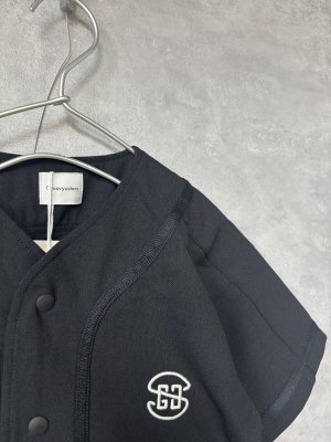 画像2: 2026春夏　 groovycolors　 ポリエステル CANAPA BASEBALL シャツ　　2；黒 (2)