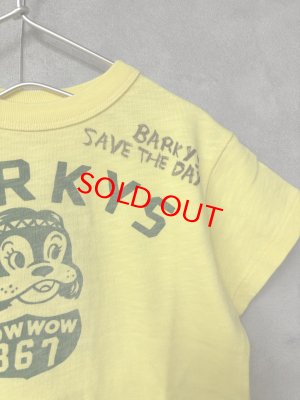 画像2: 2026春夏 　DENIMDUNGAREE　　テンジク BARKYS TEE　10；黄 (2)