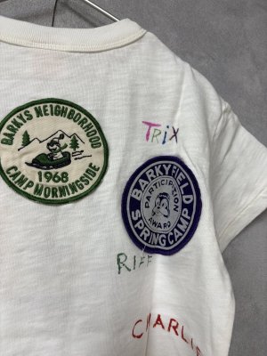 画像3: 2026春夏 　DENIMDUNGAREE　　テンジク BARKYS TEE　　1；白 (3)