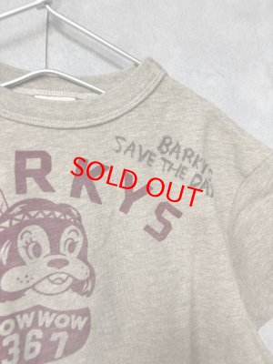 画像2: 2026春夏 　DENIMDUNGAREE　　テンジク BARKYS TEE　27；ライトブラウン (2)