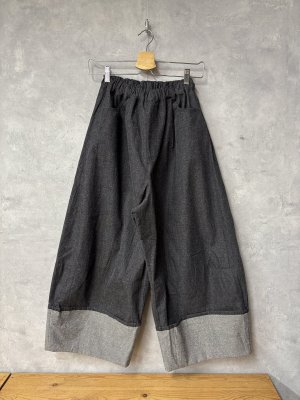 画像1: 2026春夏 フランキーグロウ　WIDE MACKIN DENIM PANTS   　(おとなサイズ)　BLACK (1)