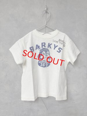画像1: 2026春夏 　DENIMDUNGAREE　　テンジク BARKYS TEE　　1；白 (1)
