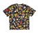 画像1: Hystericmini　　HYSTERIC MINI HOOPS総柄 半袖Tシャツ　　14；ブラック (1)