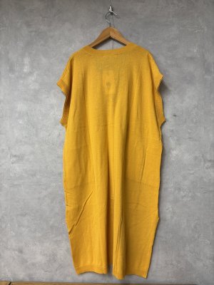 画像3: LILOU+LILY 　High Twist CTN Knit SLEEVELESS   C/D　　C.ORANGE　  size:38 (3)